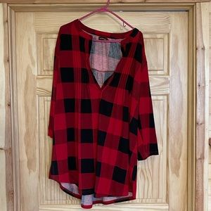 Plaid Tunic
